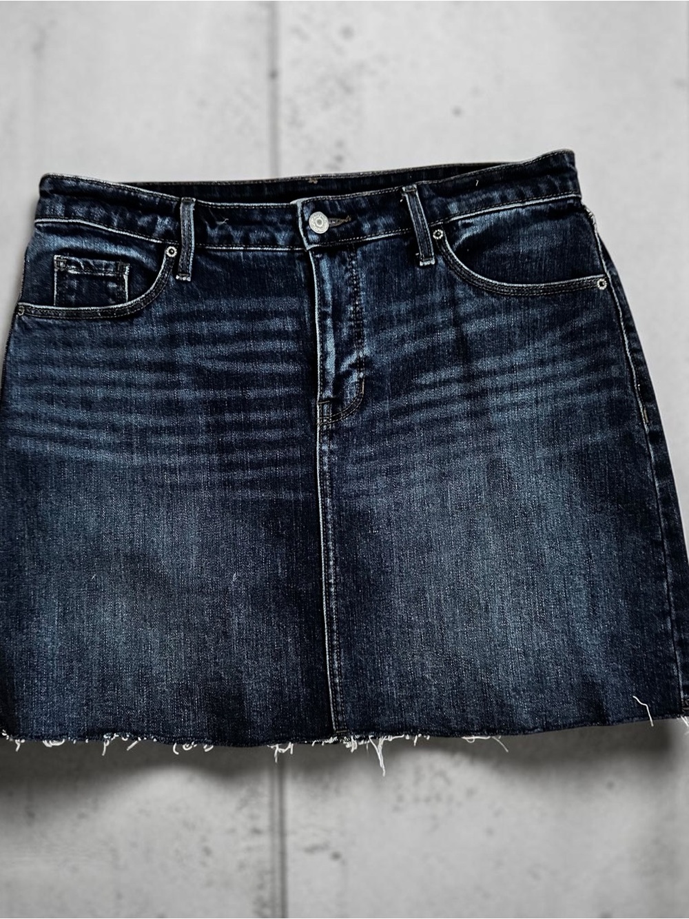Old Navy Dark Wash Denim Mini Skirt - size 10